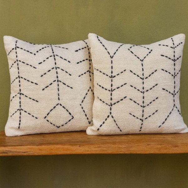 Dekokisse Baumwolle offwhite