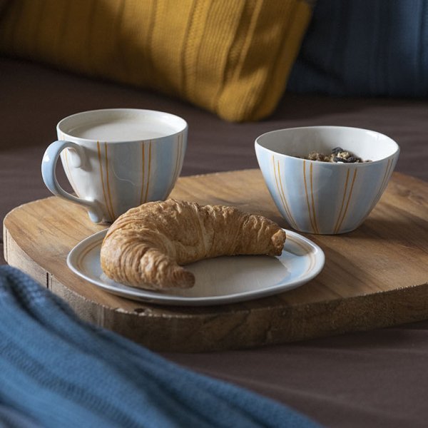 Frühstücksteller weiß