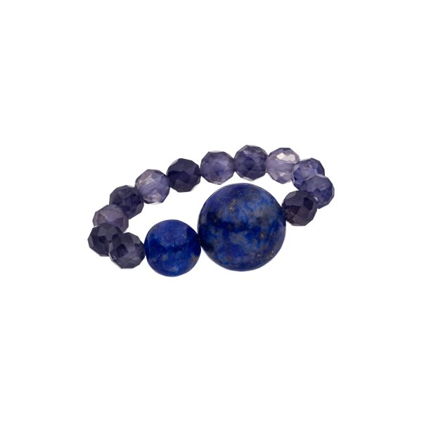Perlenring Lapislazuli