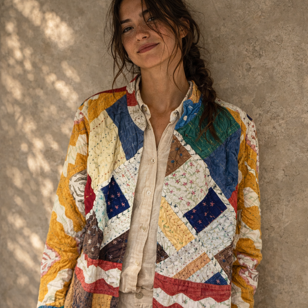 Patchworkjacke handmade