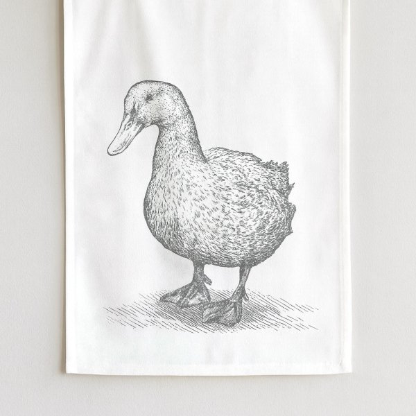 Geschirrtuch graue Ente