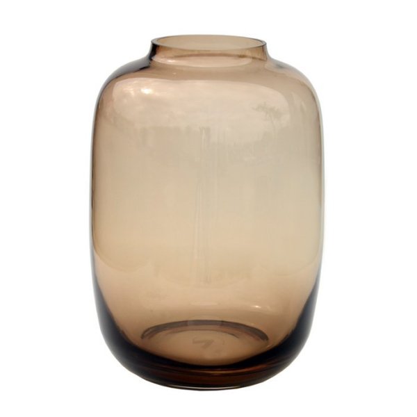 Glasvase Artic taupe