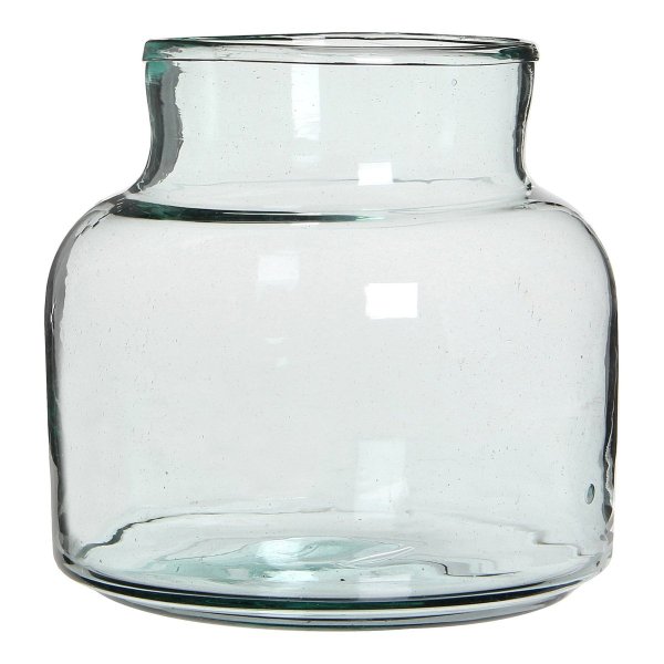 BAUCHIGE GLASVASE 20x21