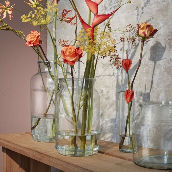 Transparente Vase