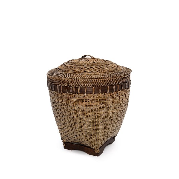 Großer Aufbewahrungskorb Rattan