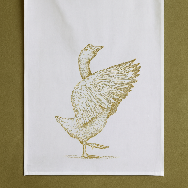 Geschirrtuch Goldene Gans